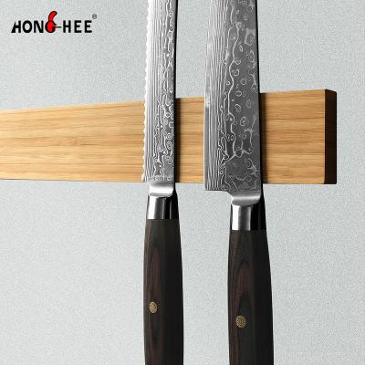 China BAMBOO 12/14 /16 Inch Strong Magnetic Knife Block Stainless Steel Magnetic Magnetic Knife Strip Magnetic Knife Holder for sale