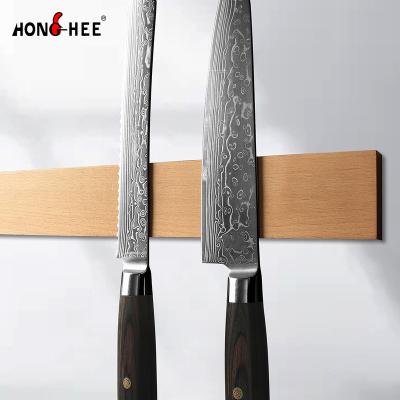 China Powerful Wooden Wooden Knife Magnetic Strips, Magnetic Knife Holder For Wall, Magnetic Knife Strip for sale