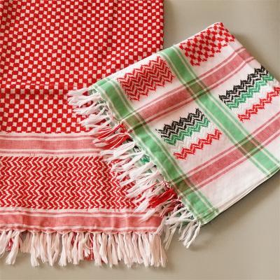 China New style cotton desert keffiyeh printTactical colorful kufiya neck scarf head wrap for women and men for sale