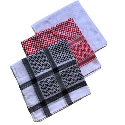 China Polyester Arabic Floral Square Headscarf Travel Fashion Dubai Yemen Muslim Printed Hijab Scarf For Men for sale