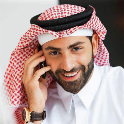 China Fashion Muslim Prayer Suits Arab Saudi Arabian Head Scarf Hijab Islamic Keffiyeh Dubai Dubai Head Scarf Men Turban for sale