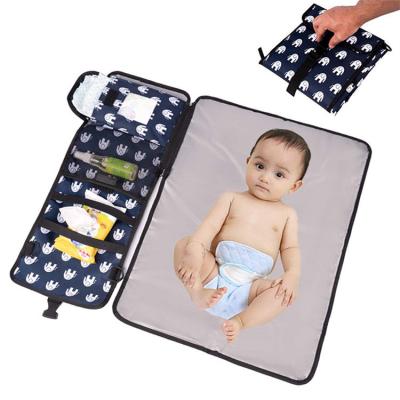 China 2020 New Detachable Polyester Baby Diaper Changing Mat Baby Diaper Changing Pad for sale