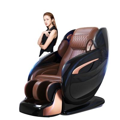 China 2021 Factory Wholesale Luxury 3D Weightless Full Body Electric Massage Chair With Heat And Foot Roller for sale