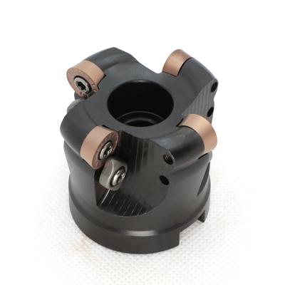 China EMRW Carbide Thickened Flat Open Rough Round Round Nose Face Milling Cutter CNC Cutter Head Can Be Fitted With RPMW1204MO Blade for sale