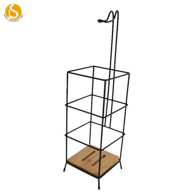 China Sustainable Household High Capacity 3 Layers Bathroom Storage Shelf Rack Over for sale