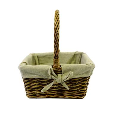 China China factory new popular low price empty cheap willow wicker basket for sale