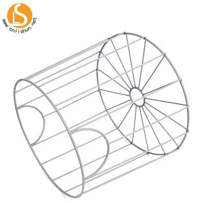 China Sustainable Customized Fabric Lined Black Coating Metal Wire Storage Basket for sale