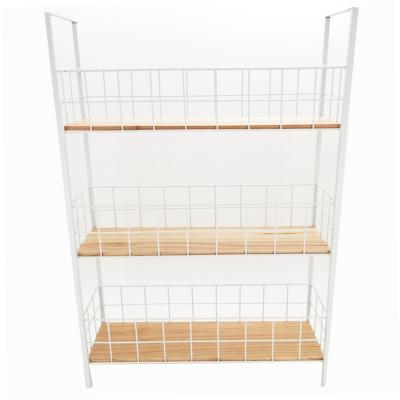 China Viable premium quality metal wire storage rack for sale