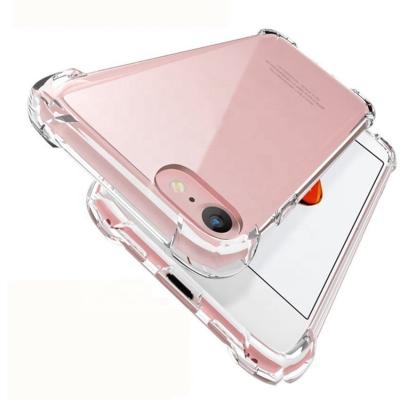 China Luxury Shockproof Anti-drop Silicone Phone Case For iPhone 11 7 8 pro Max Case Transparent Protection Back X XR XS 11 12 Cover for sale