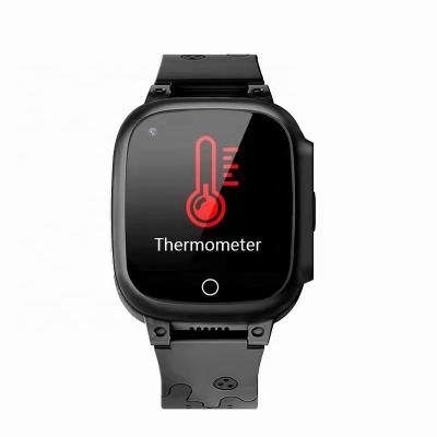 China Wifi 4G Smart Body Temperature Watch Gps Gsm For Kids Waterproof Video Call Watch Phone for sale