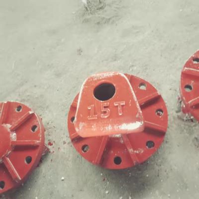 China Chinese Manufacturer Supplied Single Bit Cast Iron 50t 150t Rubber Bollard for sale