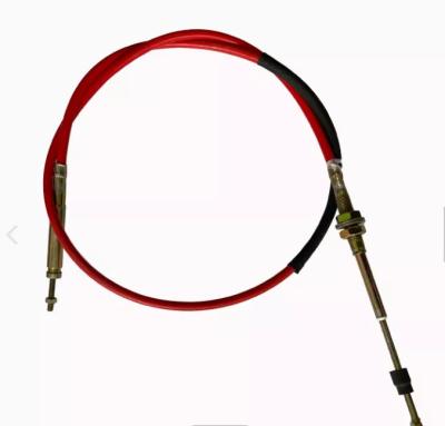 China Hot Sale Steel+PVC+Parts Three Wheeler Control Cable Parts Red Color Outer Casing Cg200 Motorcycle Tricycle Clutch Cable for sale