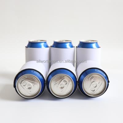 China Insulated Blank Can Cooler For Sublimation Neoprene Empty Beer Can Cooler for sale