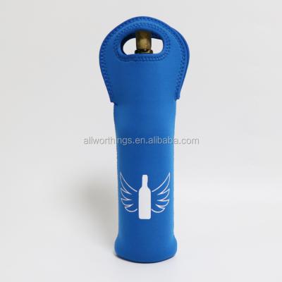 China Neoprene Wine Bottle Holder Insulated Champagne Bottle Sleeve Drink Cover Cooler for sale