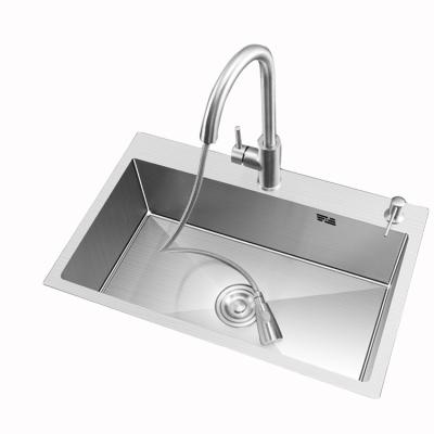 China Modern Factory Directly Supply Hot Selling Handmade Kitchen Sinks Stainless Steel Luxury for sale