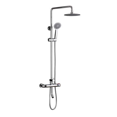 China 2021 New Arrival Modern Single Handle Wall Mounted Round Rain Autumn Shower Set for sale