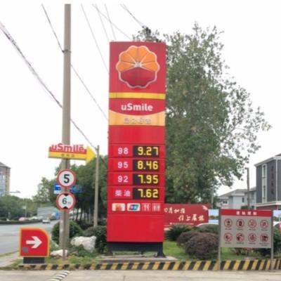 China 888,88 Preis-Anzeige 7 bewegen der Tankstelle-LED Gaspreis-Zeichen Digital LED Schritt für Schritt fort zu verkaufen