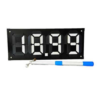 China Manual Price Adjustment, Reflective And Transparent Fuel Price Display Panel Of Gas Station zu verkaufen