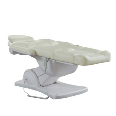 China Modern Salon Spa Furniture Massage Table With Electric Pillow Room Adjustable Beauty Bed for sale