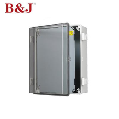 China Waterproof ABS Clear Plastic Door Waterproof ABS Or PC Cover Junction Box With Inner Door for sale