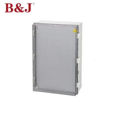 China Waterproof PC 600*400*220 Size ABS Plastic IP68 Electrical Junction Boxes With Transparent PC Door for sale