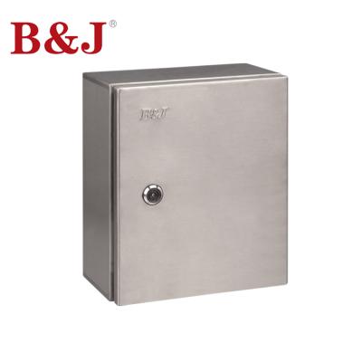 China Waterproof Sheet Steel B&J Ip66 Stainless Steel Metal Fencing Outdoor Electric Meter Box for sale