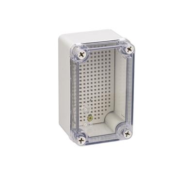 China ABS or PC Cover IP68 Transparent Waterproof Electrical Plastic Junction Boxes 80x130x70 mm for sale