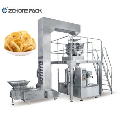 China Multifunctional Rotary Automatic Food Banana French Fries Packing Machine for sale