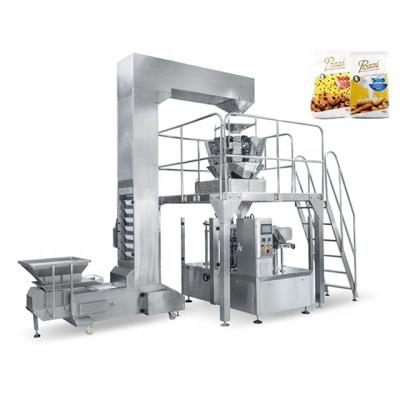 China Automatic Food Sachet Bag Zipper Pouch Bag Packing Machine for Granule Bakery Sweets Nut Grated Cheese for sale