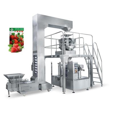 China Hotels Fully Automatic Eight Position Rotary Filling Machine Equipment For Fruit Vegetable Seed Filling for sale