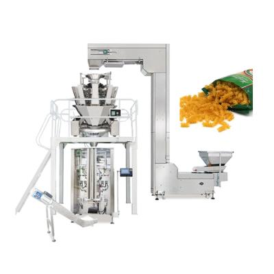 China Food Pillow Automatic Vertical Bag Gusseted Packing Machine For Pasta Noodle MACCHERONI for sale