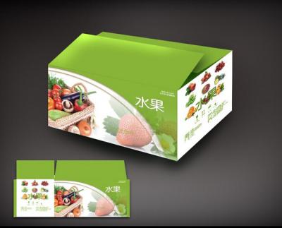 China Corrugate paper carton for fruits for sale