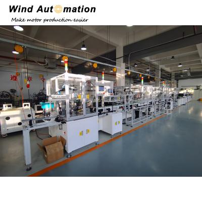 China Electrical Motor Armature Winding Machine DC Motor Rotor Assembly Line for sale