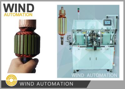 Cina Armature Winder Rotor Winding Machine due volanti con commutatore a fessura PMDC in vendita