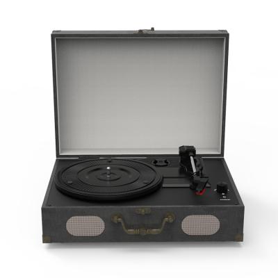 China Factory Supply Customized Modern Briefcase Vinyl Record Phonograph Turntable Player for sale