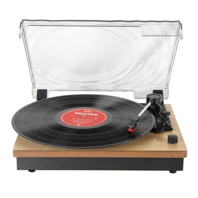 China Record player aux. Wooden Type Lp Vinyl Record Music And Music Turntable Player for sale