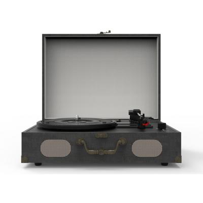 China Single Portable High End Audio Portable Vinyl Record Player Built-in Stereo Speakers Home Briefcase Phonograph for sale