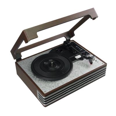 China Factory New Style Built-in Best Price Big Quality Built-in Speaker Phonograph Turntable Sound Player for sale