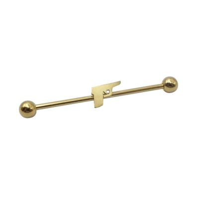 China FASHIONABLE GUN G23 Titanium Design Industrial Barbell Drilling for sale