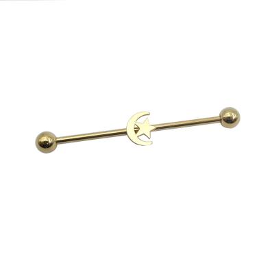 China FASHIONABLE G23 Titanium Industrial Barbell Piercing For Men And Women for sale