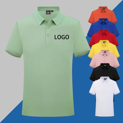 China Wholesale Anti-Wrinkle Short Sleeve Polyester Cotton Unisex Polo Shirts With Custom Silk Screen Logo for sale