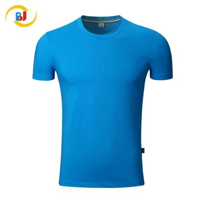 China Other Bojin Round Neck OEM Ring Spun 100% Cotton T-Shirt Men Blank for sale