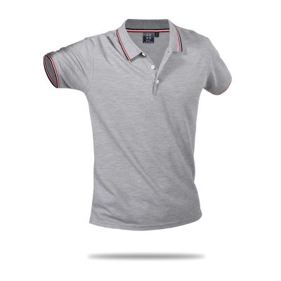 China Bojin QUICK DRY Men's Polo Shirts Slim Fit Polyester Cotton Short Sleeve Golf Shirt for sale