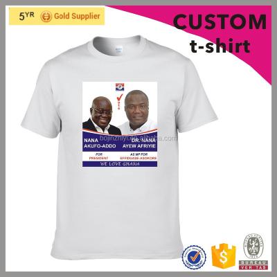 China Other NEW PRODUCT Custom Cheap 2016 White Cotton Election Campaign T-Shirt for sale