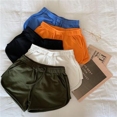 China Wholesale Cheap Anti-wrinkle Drawstring Elastic Loose Girls Hot Shorts Pants Casual Sport Running Short Pants For Women for sale