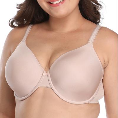 China Europe Bra J Cup Seamless Cotton Color Breathable Thin QUICK DRY Sheer Nylon Large Cup Size Women Push Up Bra Plus Size for sale