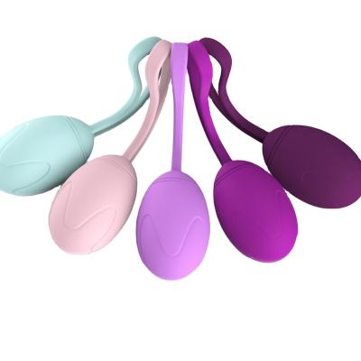 China 10 Balls Vaginal Dumbbell Voga Magnetic Kegel Silicone Balls Best Selling Vibration Modes Cheap High Quality Smart Kegel Balls Vaginal Dumbbell Balls for sale