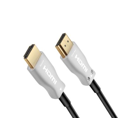 중국 고속 4k 18gbps HDMI 케이블 60Hz 35ft HDMI 광섬유 케이블 100m 판매용