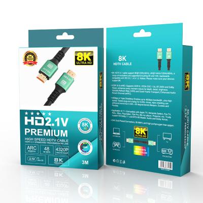 China SIPU Goede prijs 8k HDMI kabel 1m 1,5m 3m 5m 10m 15m HDMI kabel Te koop