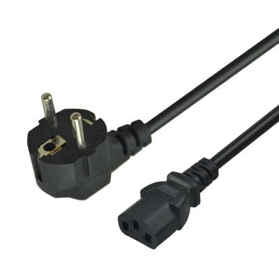 Китай Чёрный ледяной предохранитель PC EU Power Cord 3m 5m 6m Многоцелевой устойчивый к тяге продается